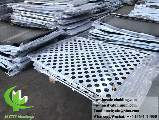 Antiroest geperforeerde metalen gevels aluminium bekleding panelen leverancier in China