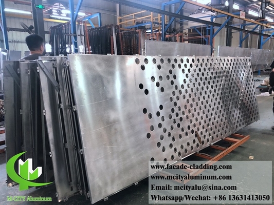 Antiroest metalen gevel aluminium vaste bekleding metalen bekleding poeder bekleed