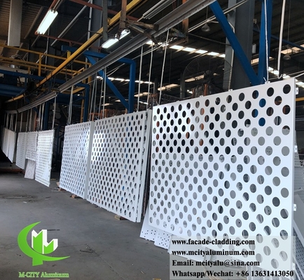 Metalen bekleding architectuur gevels aluminium massief wand bekleding fabriek in China