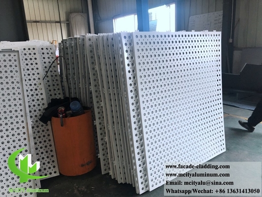 Antiroest metalen gevel aluminium vaste bekleding metalen bekleding poeder bekleed