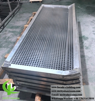 Antiroest geperforeerd scherm metalen gevels van aluminium voor gebouwvensters