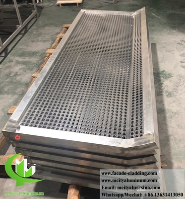 Vervaardiging van aluminium geperforeerde bekleding van metalen gevels in Guangzhou