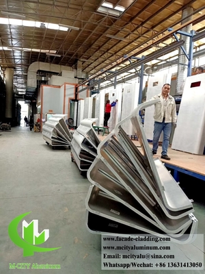 Metalen bekleding Metalen gevels Metalen scherm voor wandbekleding met poederlaag zwart