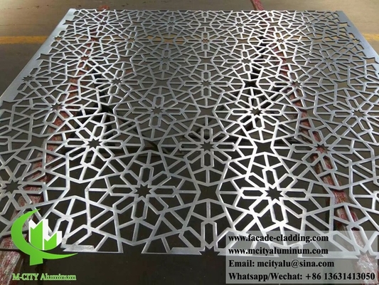 Perforated metal cladding design aluminium gevels voor gebouw decoratie architectuur