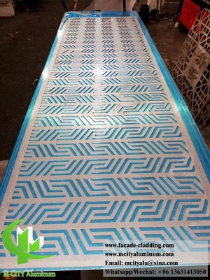 Perforated aluminium screen laser cut metal screen/voor hekken, gevels, dekoratieve bekleding