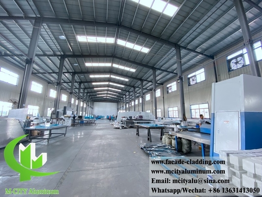 3D decoratieve geperforeerde plaat scherm panelen Aluminium bekleding panelen