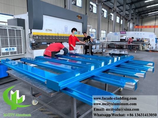 PVDF-metaalbekleding metalen gevels aluminium bekledingspaneel voor wandbekleding