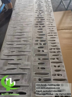 Externe lasersnijden Metalen geperforeerde bekleding Aluminium gevels voor de architecturale decoratie van gebouwen