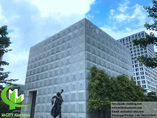 Geperforeerde metalen gevels met aluminium bekledingspaneel