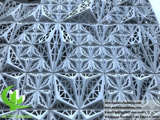 3D-vorm hol aluminium decoratief paneel met massief bekleding aluminium metaalplaat