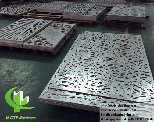 Metalen bekleding met lasergesneden aluminiumplaat voor metalen schermen voor gevels, wandbekleding, hekken, balkons