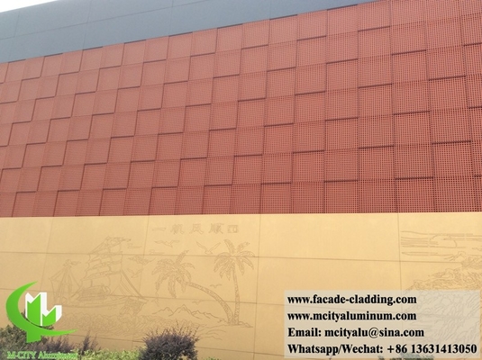 Solid wall panel Metalen bekleding Aluminium panelen voor gevels van gebouwen