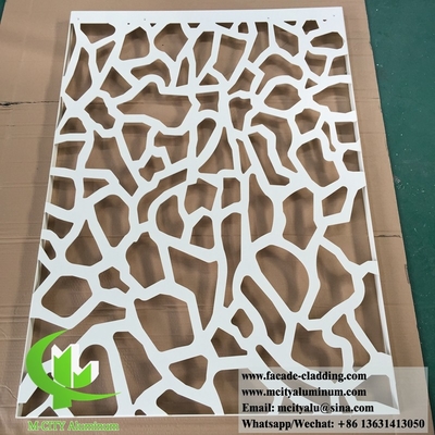 Decoratief metalen scherm aluminium scherm voor tuin hek met laser snij ontwerp