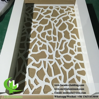 Decoratief metalen scherm aluminium scherm voor tuin hek met laser snij ontwerp