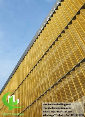 Aluminiumplaten met perforatie van metalen binnenschermen voor wandbekleding