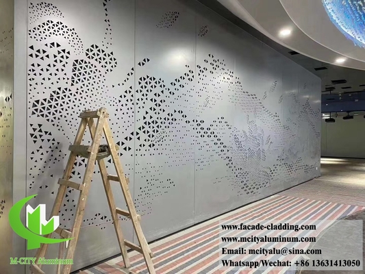 Aluminiumplaten met perforatie van metalen binnenschermen voor wandbekleding