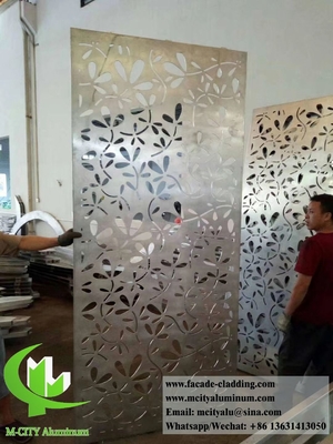 Aluminiumpanelen voor de decoratie van gebouwen, met een poederlaag, voor metalen scherm