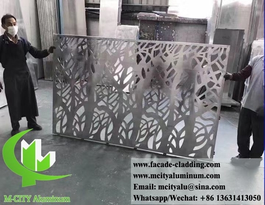 Metalen platen van aluminium voor het perforeren van scherm voor buitenwandbekleding