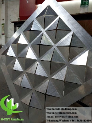 Aluminium massief paneel voor wandbekleding, buiten brandwerend