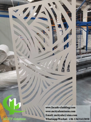 Buitenzijde Aluminium wandpaneel cnc gesneden paneel voor de decoratie van gevels van gebouwen