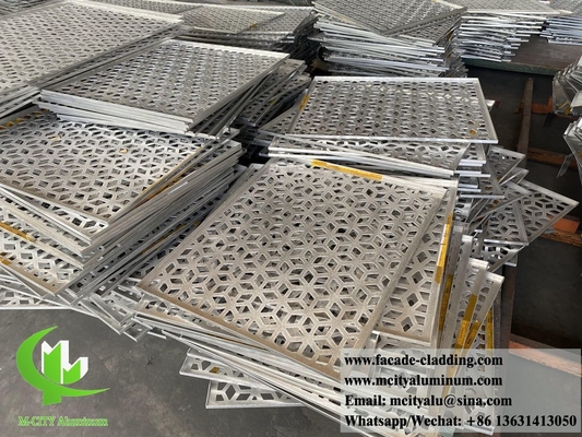 Vaste wandbekleding metalen panelen aluminium gevels splinterkleur dikte 3 mm