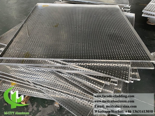 Wandbekleding van massief aluminiumpaneel, buiten antiroest, brandwerend