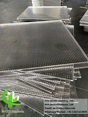 Wandbekleding van massief aluminiumpaneel, buiten antiroest, brandwerend