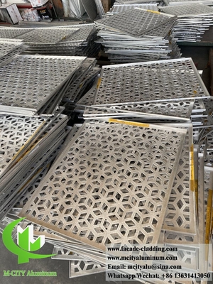 Buitenzijde Aluminium wandpaneel cnc gesneden paneel voor de decoratie van gevels van gebouwen