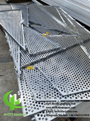 Metalen met lasergesneden scherm aluminium decoratief paneel voor gevelbekleding