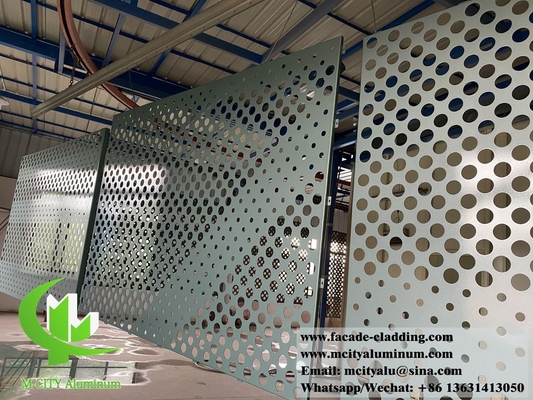Op maat gemaakte aluminium decoratieve plaat met massief wandbekledingspaneel
