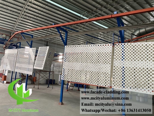 Op maat gemaakte aluminium decoratieve plaat met massief wandbekledingspaneel