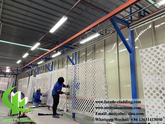Op maat gemaakte aluminium decoratieve plaat met massief wandbekledingspaneel