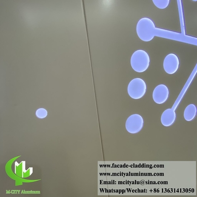 Poedergecoat, wit, van massief aluminium, 2 mm dik voor binnenwanddecoratie