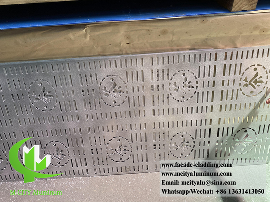Perforerende geperforeerde metaalscherm van massief aluminium voor bekleding van plafondwand