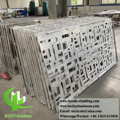 Metalen perforatieschermen, met aluminium geperforeerde panelen, voor gevelbekleding