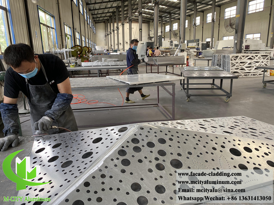 Laser gesneden metalen scherm aluminium gevels voor wandbekleding tuin hek anti roest waterdicht