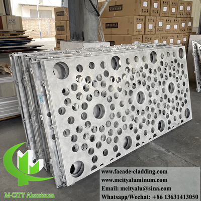 Aluminium decoratieve plaat met holle patronen voor de behang van gebouwen