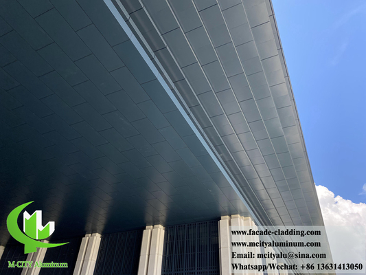Metalen wandbekleding van massief aluminium voor de decoratie van gevels, plafonds, interieur en exterieur