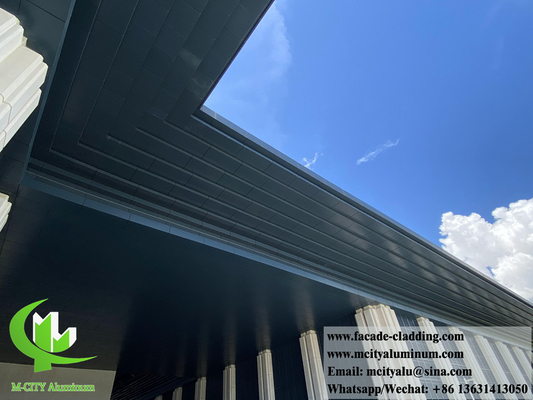 Massivwand aluminium bekleding plafond buitenversiering waterdicht roestvrij