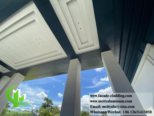 Massivwand aluminium bekleding plafond buitenversiering waterdicht roestvrij