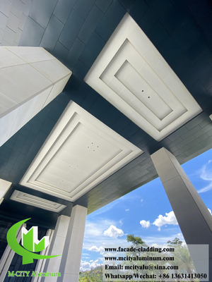 Metalen bekleding voor architectonische kolommen Aluminiumplaat antiroest