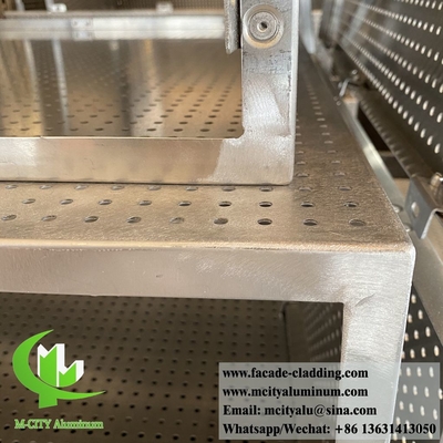 Buitenmetaalplaten voor gebouwen met buitenwandbekleding, decoratieve gevelsystemen