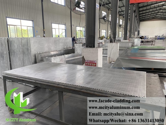 Buitenmetaalplaten voor gebouwen met buitenwandbekleding, decoratieve gevelsystemen