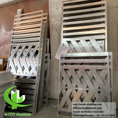 Buitenmetaalplaten voor gebouwen met buitenwandbekleding, decoratieve gevelsystemen