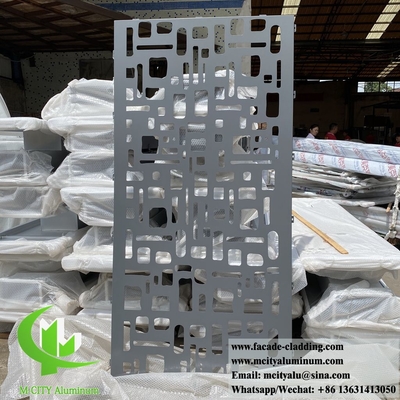 Laser gesneden aluminium gevels metalen scherm met decoratieve patronen China fabriek