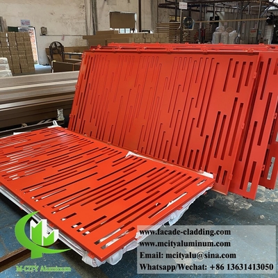 Perforerende aluminium scherm voor metalen panelen voor de bekleding van de gevels van gebouwen
