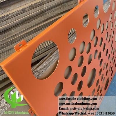 Perforerende aluminium scherm voor metalen panelen voor de bekleding van de gevels van gebouwen