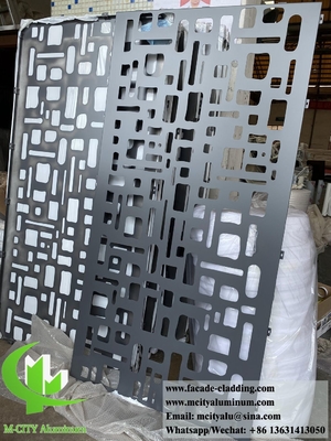 lasergesneden panelen metalen scherm aluminium panelen voor gebouwdecoratie 3 mm anti roest duurzaam