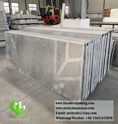 Buitenmetaalplaten voor gebouwen met buitenwandbekleding, decoratieve gevelsystemen