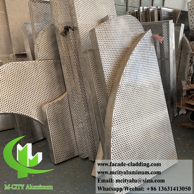 Buitenmetaalplaten voor gebouwen met buitenwandbekleding, decoratieve gevelsystemen